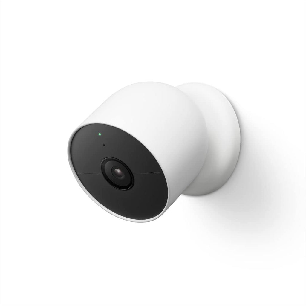 Google Nest Cam with Floodlight - Outdoor Camera - Floodlight Security Camera, White, 1 Count (Pack of 1)
