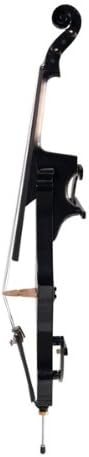 Cecilio 4/4 Silent Electric Cello with Ebony Fittings, Metallic Black