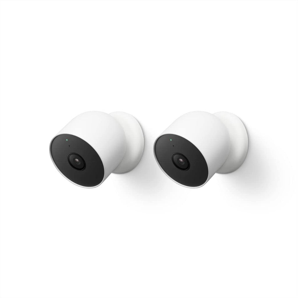 Google Nest Cam with Floodlight - Outdoor Camera - Floodlight Security Camera, White, 1 Count (Pack of 1)