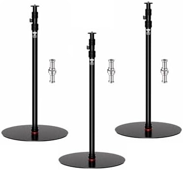 IFOOTAGE A400 Round Base Monopod(3 Pack) - 79'' Light Stand Photography, Aluminum Camera Floor Stand for DSLR Camera, Light, Webcam, Live Streaming, Vlogging, Payload 10KG/22LBS