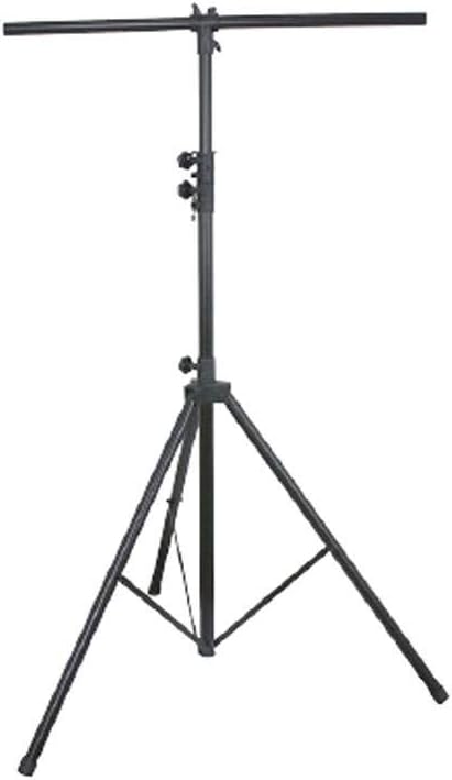 Monoprice Lighting Stand - Black, with 4 ft Wide T-Bars, 77.1 lbs Maximum - Stage Right Series (601800)