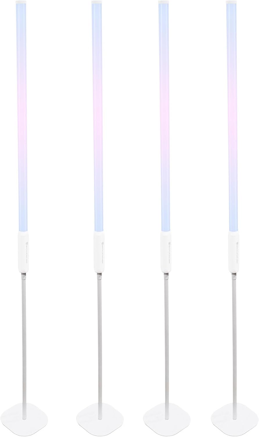 Rockville Saber Stand X4 White 4 Pack Stands for Rock Saber Lights