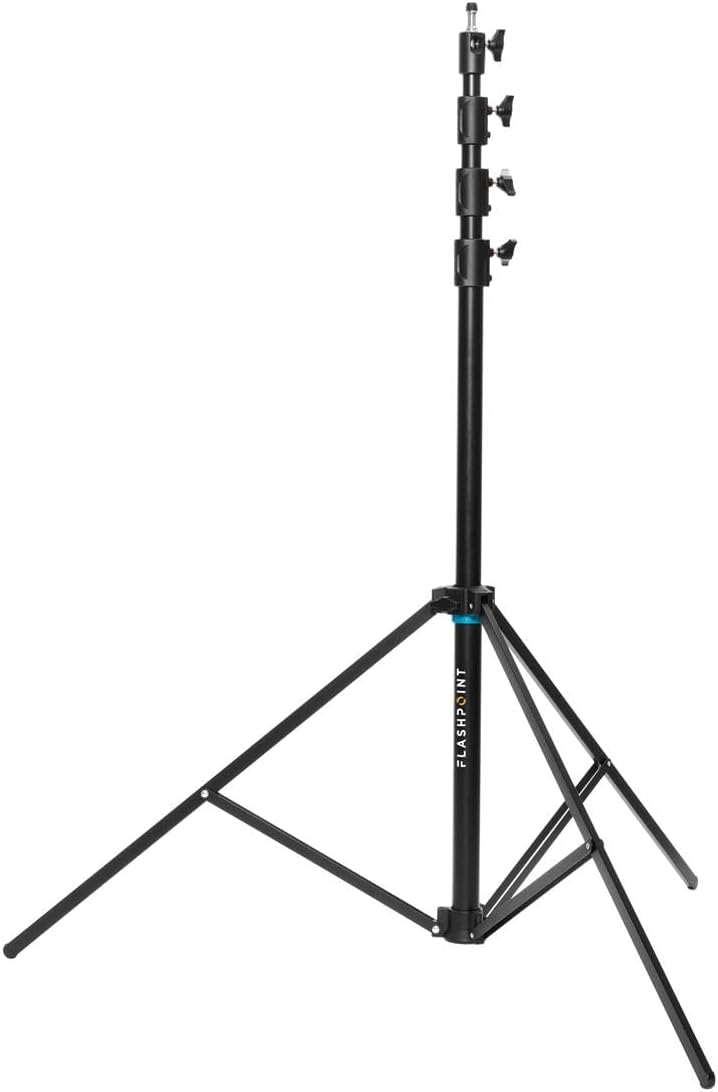 Flashpoint Pro Heavy-Duty Air-Cushioned Auto Light Stand (13')
