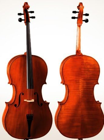 Model 400 handmade 4/4 Cello with Case, Bow and Rosin (4/4 - Full Size)