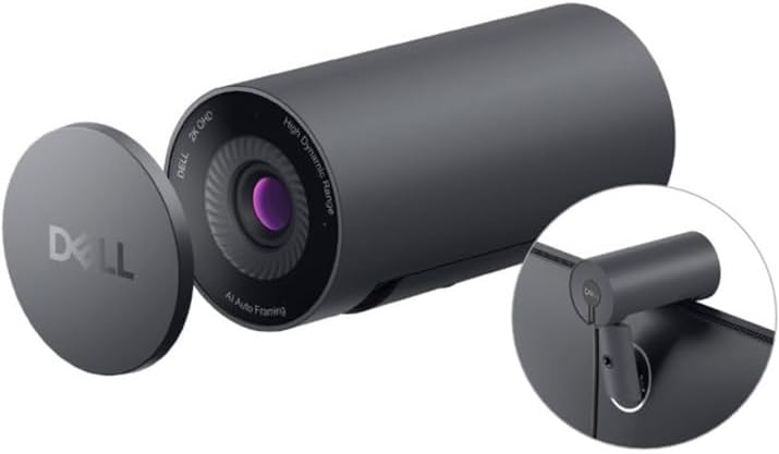 Dell WB5023 Webcam - 4 Megapixel - 60 fps - Black - USB 2.0 Type A - 1 Pack(s)
