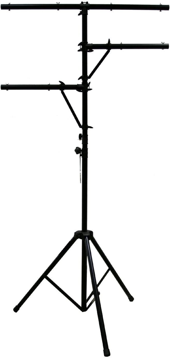 2 Pro Audio DJ Multi Arm 8 Bolt Lighting 12 Foot Tripod Light Stand Package