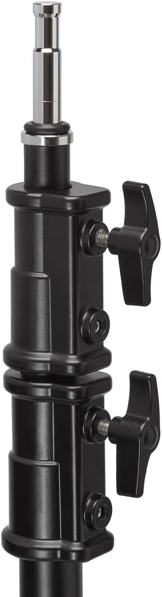 Flashpoint 10.5' C Light Stand on Turtle Base Kit with Two Tier Spring Loaded Riser Column, 40" Grip Arm, Two 3" Gobo Heads and Baby Pin, Black, this C Stand is Suitable for Cinema and Still Studios