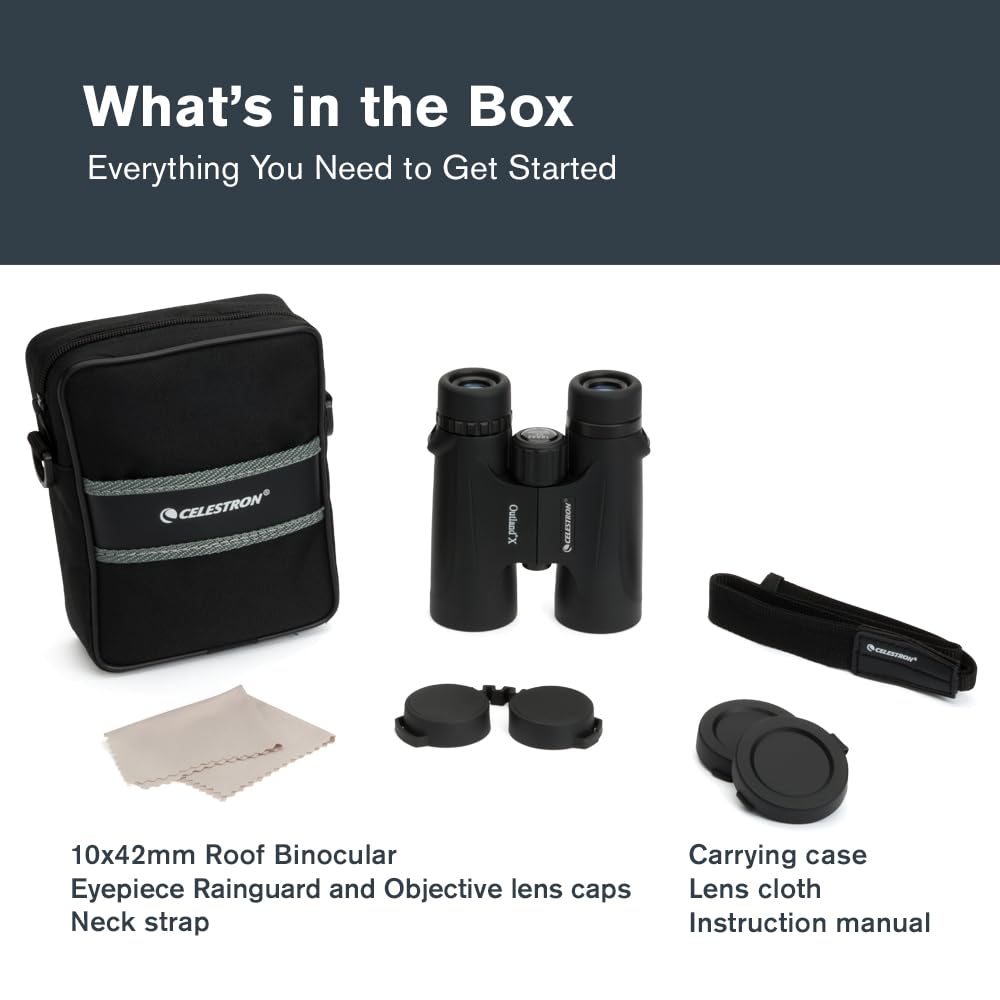 Celestron Outland X 10x50 Binoculars for Low-Light Wildlife Views