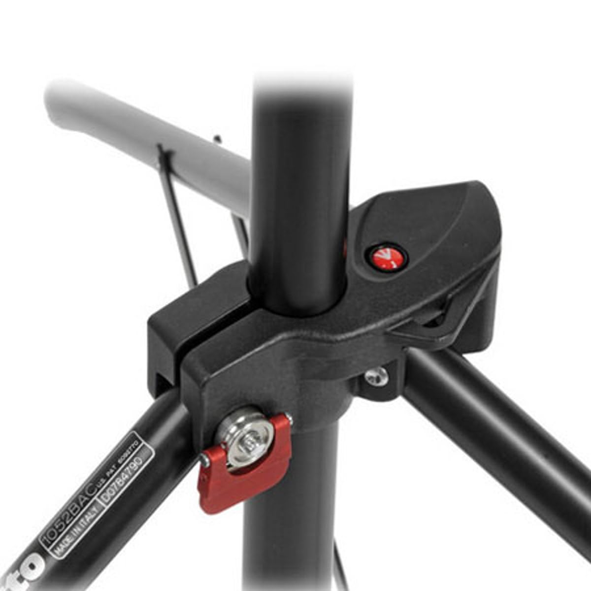 Manfrotto 1004BAC 144" Air Cushioned Aluminum Master Light Stand with 4 Sections & 3 Risers, Black