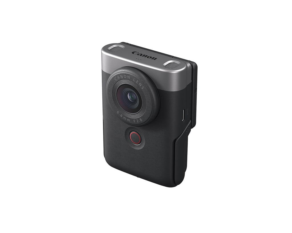 Canon PowerShot V10 Compact Vlogging Camera, 1" CMOS Sensor, 4K Video Streaming, Builtâin WideâAngle Zoom Lens, FlipâLCD & Stereo Mic, Image Stabilization, Creator Studio in Your Pocket, Black
