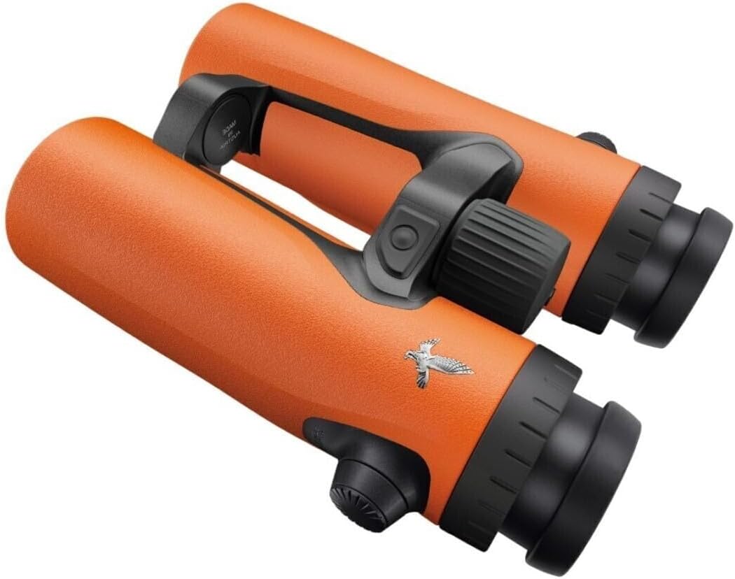 SWAROVSKI Optik EL Range with Tracking Assistant 10x42 Orange Binocular Bundle and Forehead Rest for EL Range Binoculars with Tracking Assistant (2 Items)