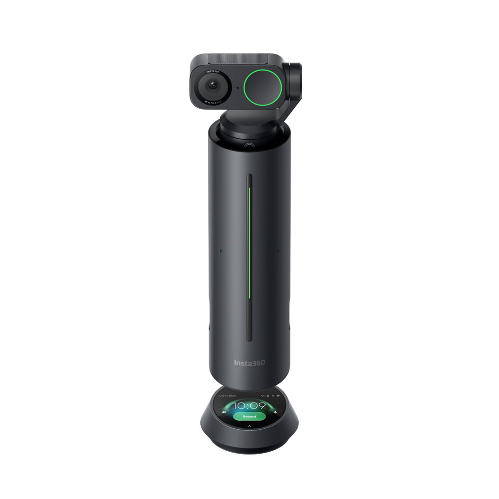 Insta360 Link 2 - PTZ 4K Webcam for PC/Mac, 1/2" Sensor, AI Tracking, HDR, AI Noise-Canceling Mic, Gesture Control for Streaming, Video Calls, Gaming, Works with Zoom, Teams, Twitch & More