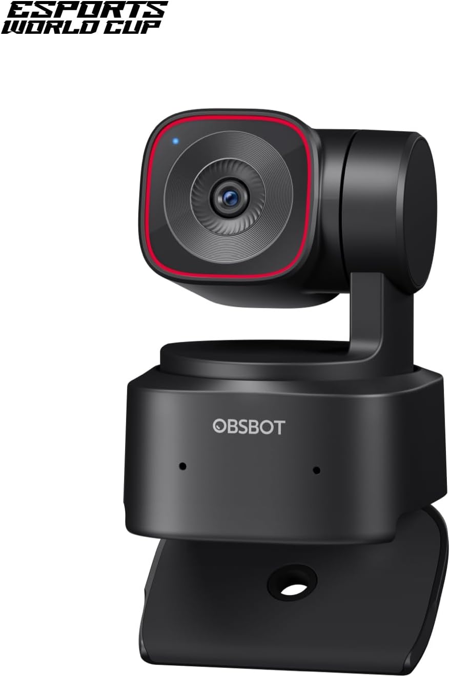 OBSBOT Tiny 2 Lite 4K Webcam for PC, AI Tracking PTZ Streaming Camera