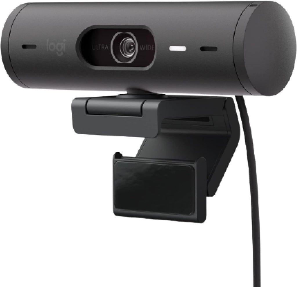 Logitech Brio 501 Full HD Webcam Auto Light Correction Show Mode - Black