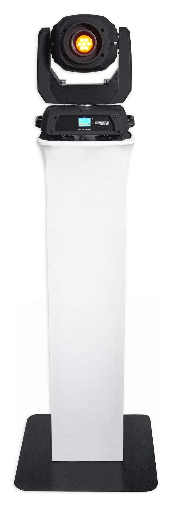 Rockville RTP32W White Totem Moving Head Light Stand with Scrims and Bags