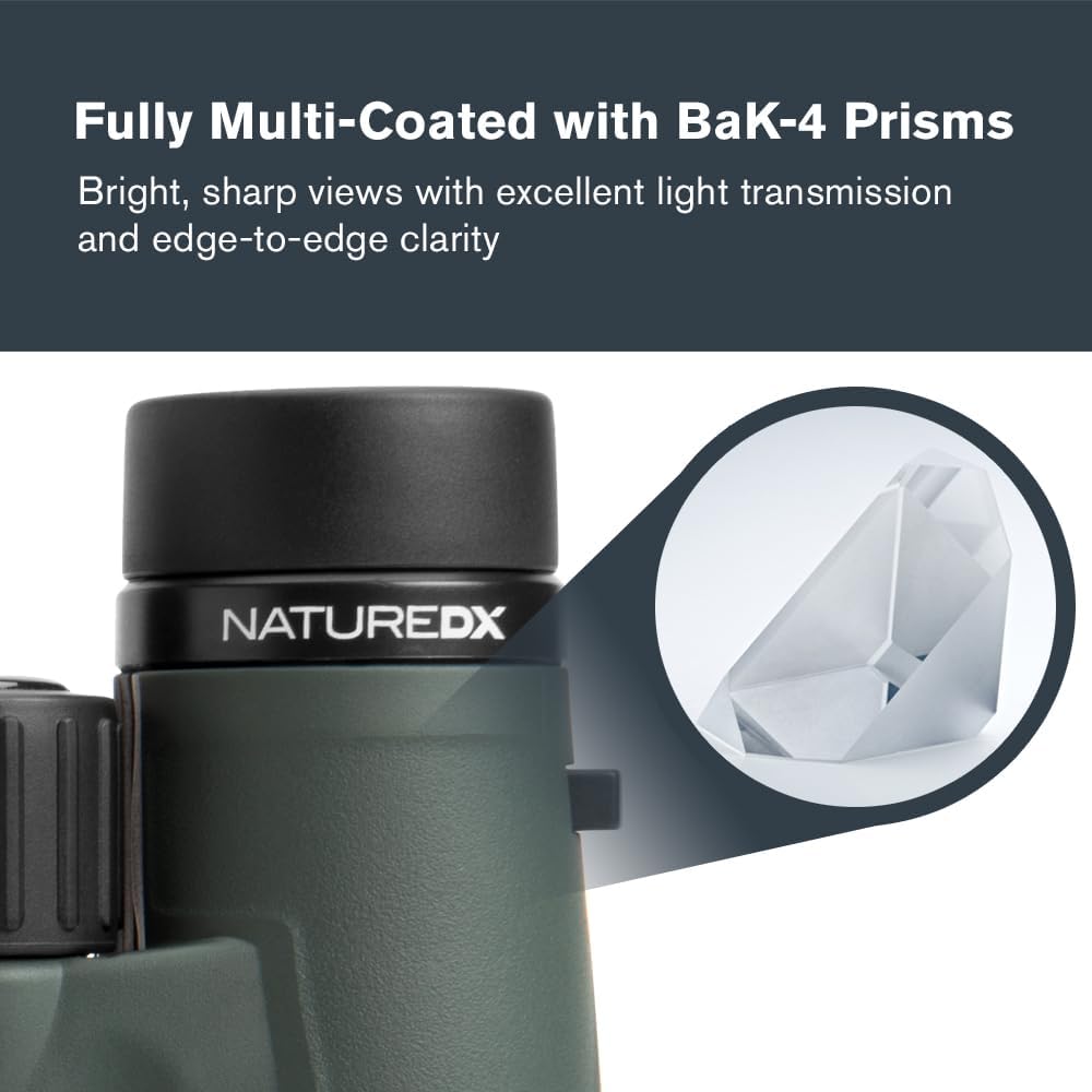 Celestron Nature DX 8x42 Waterproof Binoculars for Bird Watching & Outdoors