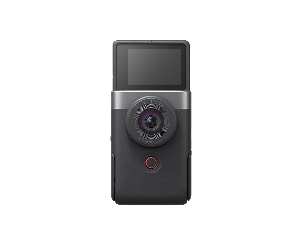 Canon PowerShot V10 Compact Vlogging Camera, 1" CMOS Sensor, 4K Video Streaming, Builtâin WideâAngle Zoom Lens, FlipâLCD & Stereo Mic, Image Stabilization, Creator Studio in Your Pocket, Black
