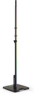 CHAUVET DJ FLEXstand FX ILS DJ Lighting & Speaker Stand with Built-in RGB+WW LED Light Strip, Adjustable Telescoping Tripod Stand, 132 lb Load Capacity, DMX, RF & ILS Control for Events & Mobile DJs