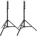 Flashpoint 2X Pro Air-Cushioned Heavy-Duty Light Stand (Black, 9.5')