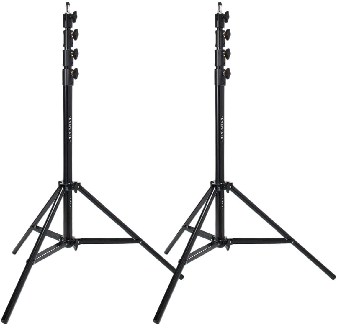 Flashpoint 2X Pro Air-Cushioned Heavy-Duty Light Stand (Black, 9.5')