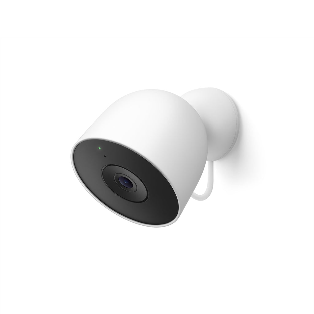 Google Nest Cam Outdoor (Wired, 2nd Gen) - Security Camera - Snow - 2 Pack