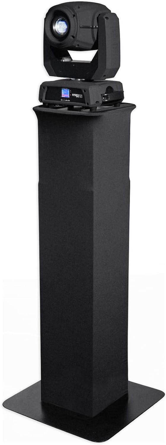 Rockville Bundle: (2) RTP32B Totem Stands+Black+White Scrims for (2) American DJ Vizi Hex Wash7 Lights (2 Items)