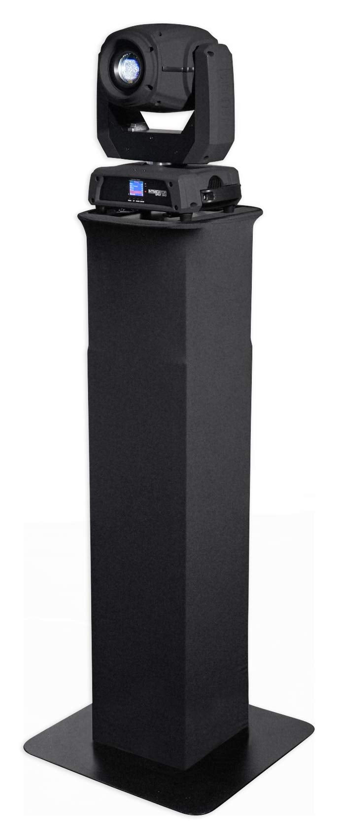 Rockville RTP32W White Totem Moving Head Light Stand with Scrims and Bags