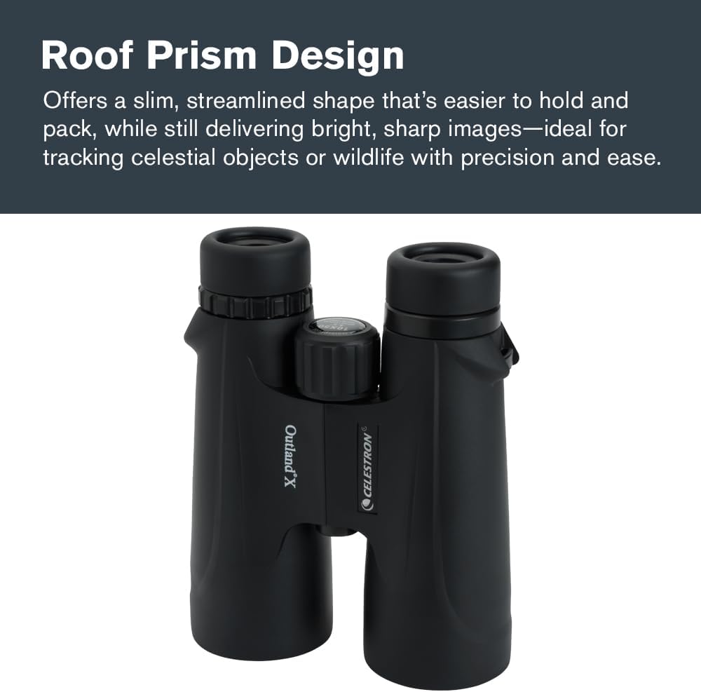 Celestron Outland X 10x50 Binoculars for Low-Light Wildlife Views