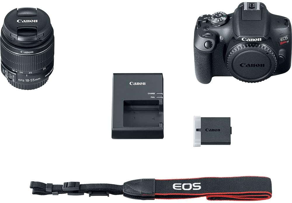 Canon EOS Rebel T7 DSLR Camera with 18-55mm Lens Bundle