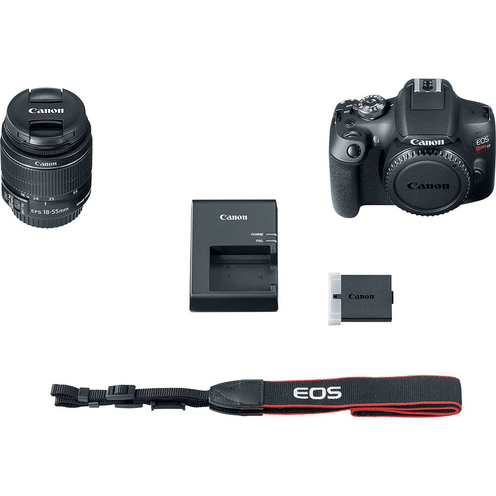 Canon EOS Rebel T7 DSLR Camera with 18-55mm Lens Bundle