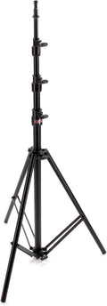 Matthews Medium Duty Maxi Kit Stand â Professional Content Creator 10â Light Stand with 5/8" Baby Pin Mount (Chrome/Steel â 30 lb Capacity or Black Aluminum â 25 lb Capacity) (Black/Aluminum)
