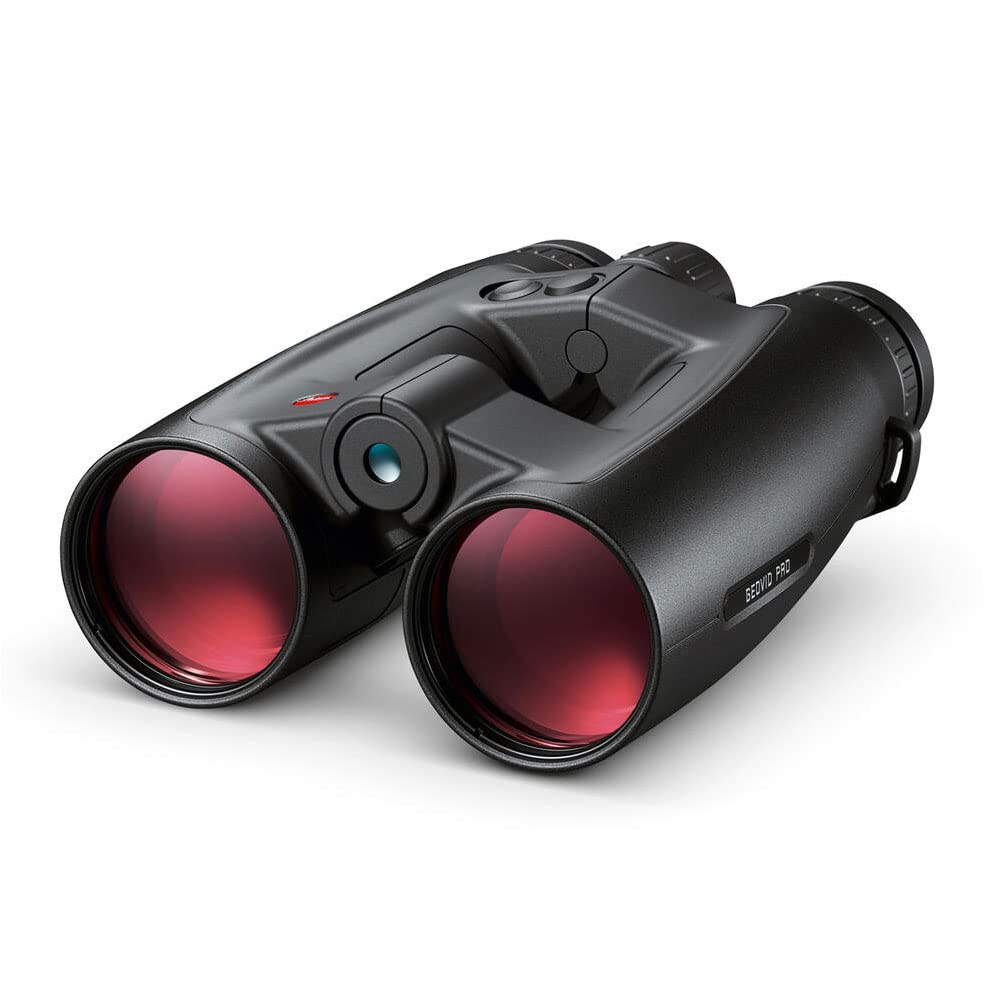 LEICA Geovid Pro Rugged Compact Ergonomic Lightweight Weather-Proof Hunting Rangefinder Binoculars with Built-in Compass, 8 x 42