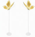 2Pcs Wedding Butterfly Led Floor Lamp 30-35W Adjustable Height 57.5-70.1In