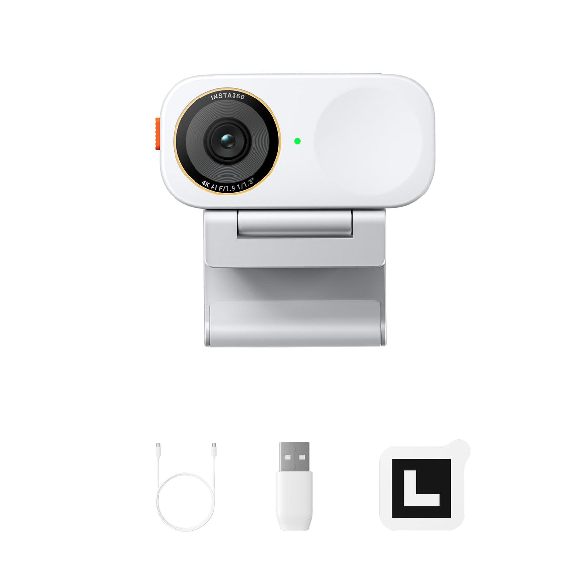 Insta360 Link 2C Pro â 4K Webcam for PC/Mac, 1/1.3â Sensor, Low-Light, Auto Framing, HDR, Directional Noise-Canceling Mics, Supports Stream Deck, Zoom, Teams, Twitch for Streaming or Meetings