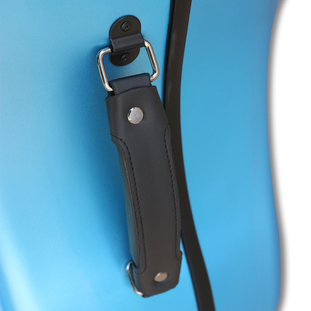 Vetimobato Carbon Fiber Cello Case 4/4 Full Size Strong & Ultralight Hard Shell Travel Case with Built-in Handle Wheels Backpack Straps Bow Holders Cello Box for Professional Cellists (Dark Green)