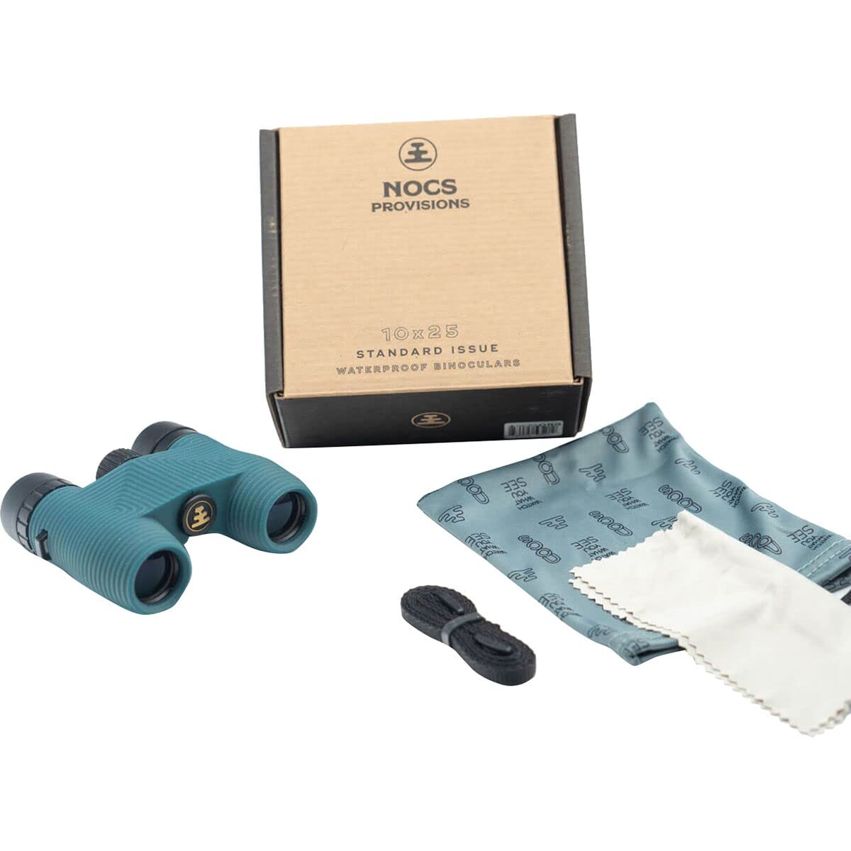 Nocs Provisions Standard Issue 10x25 Binoculars, Waterproof, Bird Watching