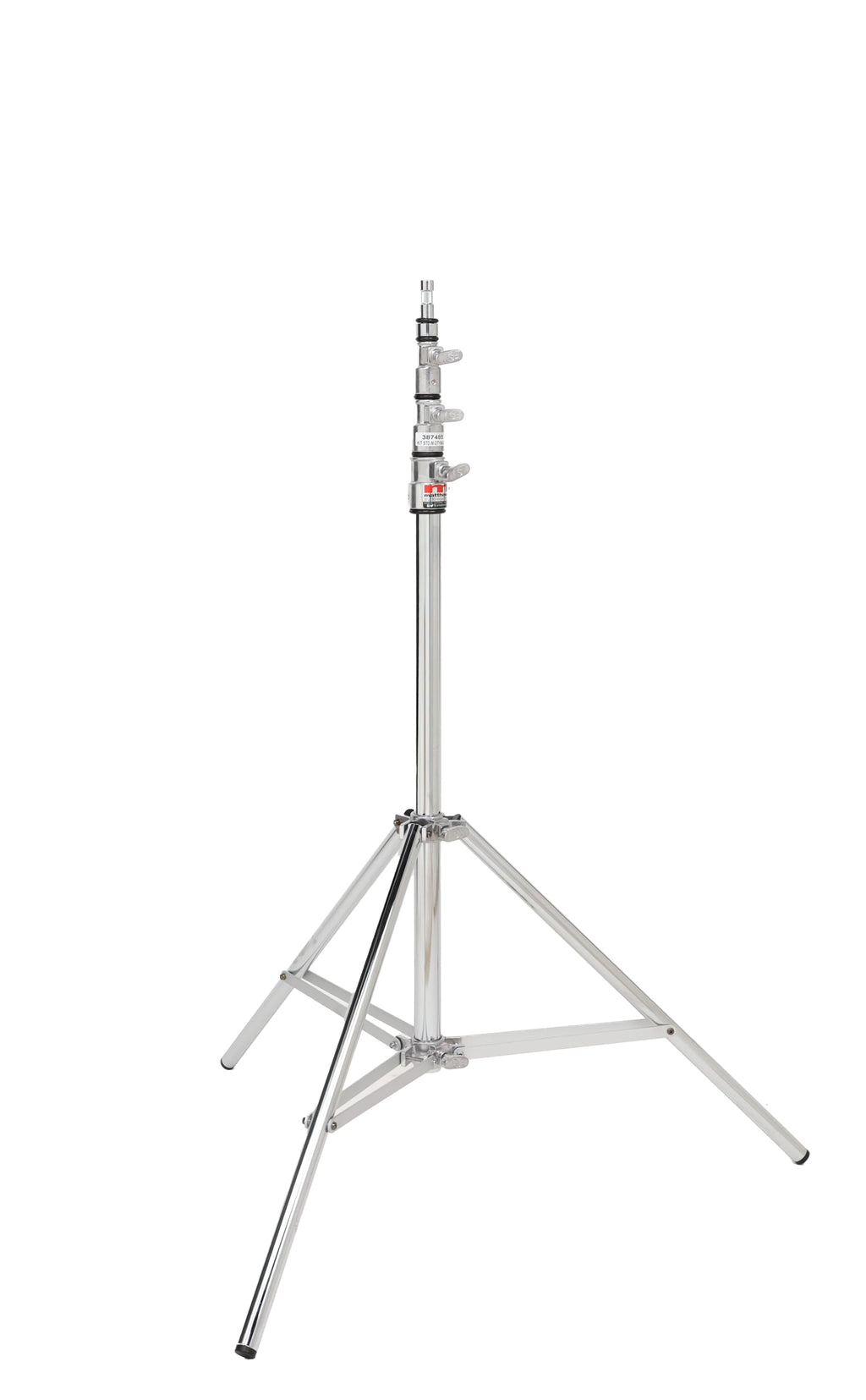Matthews Medium Duty Maxi Kit Stand â Professional Content Creator 10â Light Stand with 5/8" Baby Pin Mount (Chrome/Steel â 30 lb Capacity or Black Aluminum â 25 lb Capacity) (Black/Aluminum)