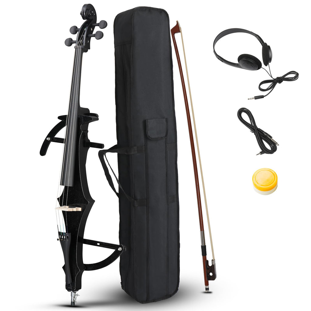 Ktaxon Electric Cello 4/4 Full Size Silent Cello (S Style)