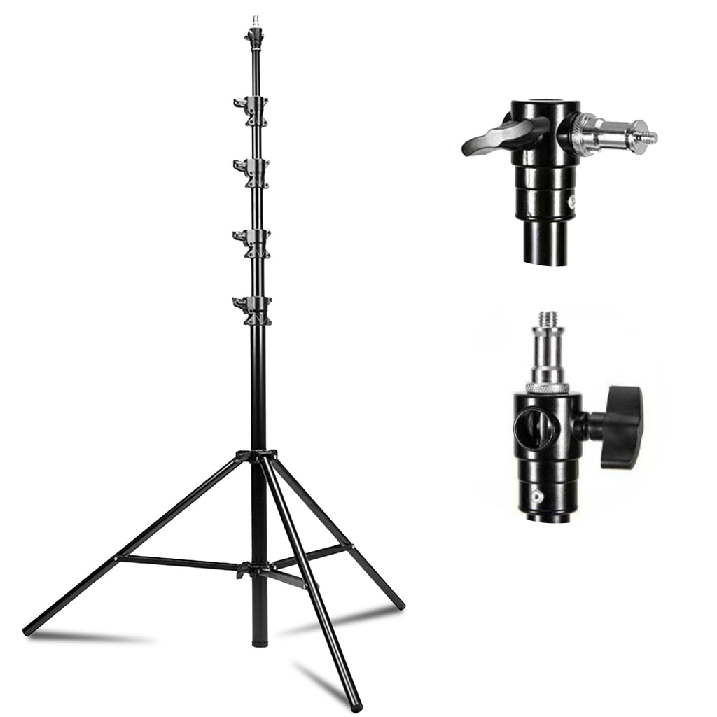 Kate 2Pcs Heavy Duty 10.8ft Light Stand with Casters for Softbox, Monolight