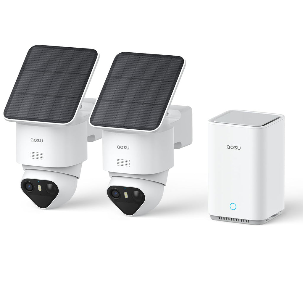 aosu T2 Ultra 4K Security Camera Wireless Outdoor, 360Â° AI Triple Detection