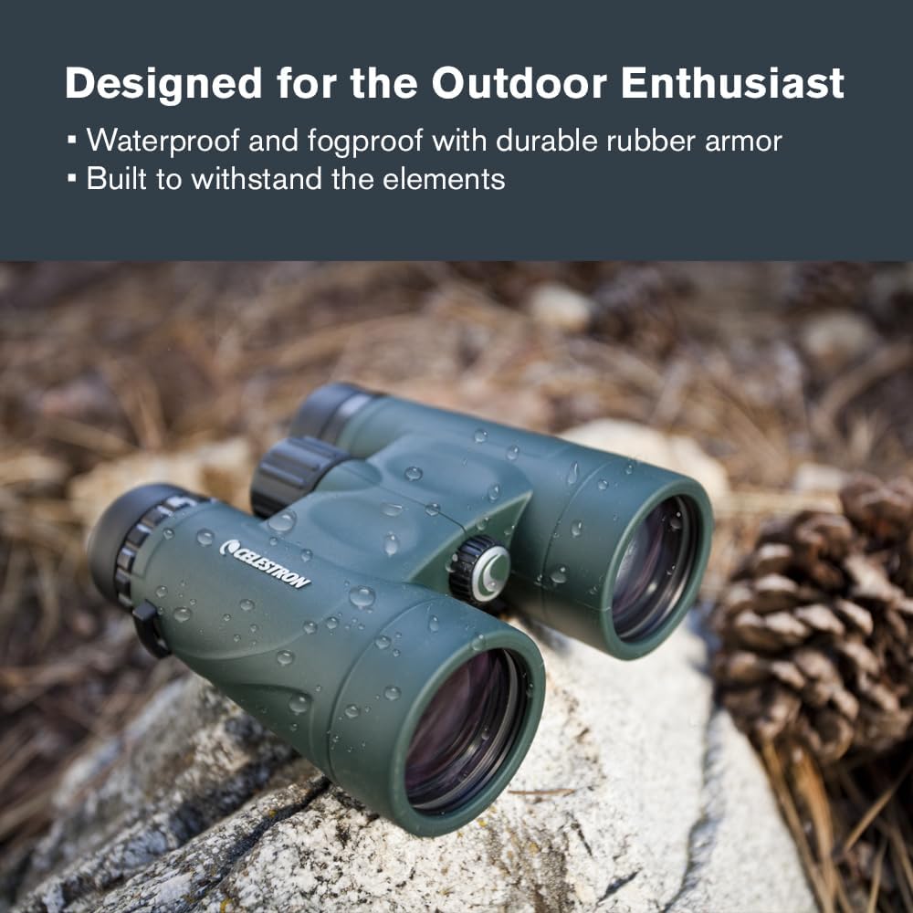 Celestron Nature DX 8x42 Waterproof Binoculars for Bird Watching & Outdoors