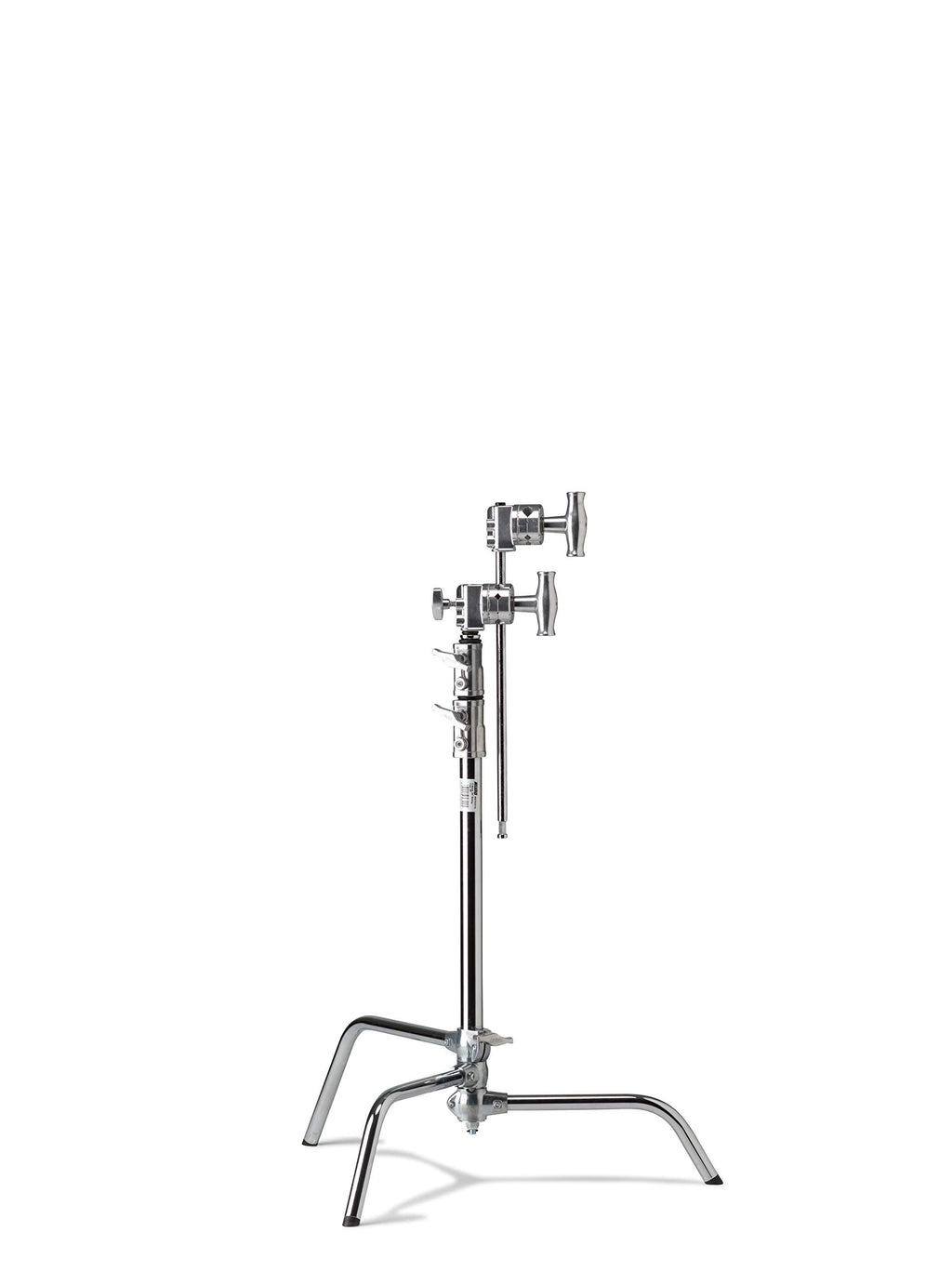 Kupo 20" C-Stand Turtle Base Kit Professional Grip Stand with 2.5" Grip Head and 20" Grip Arm, Heavy-Duty Steel Construction for Photography and Video Lighting - Silver (KS704512)