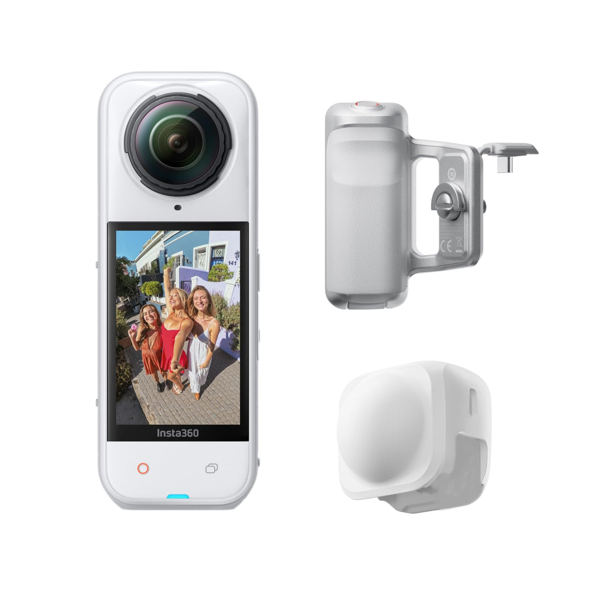 Insta360 X5 - Waterproof 8K 360Â° Action Camera, Leading Low Light, Invisible Selfie Stick Effect, Rugged and Replaceable Lens, 3-Hour Battery, Built-in Wind Guard, Stabilization, Triple AI Chip Design