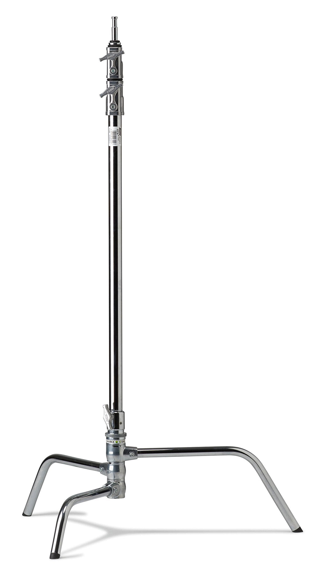 Kupo 20" C-Stand Turtle Base Kit Professional Grip Stand with 2.5" Grip Head and 20" Grip Arm, Heavy-Duty Steel Construction for Photography and Video Lighting - Silver (KS704512)