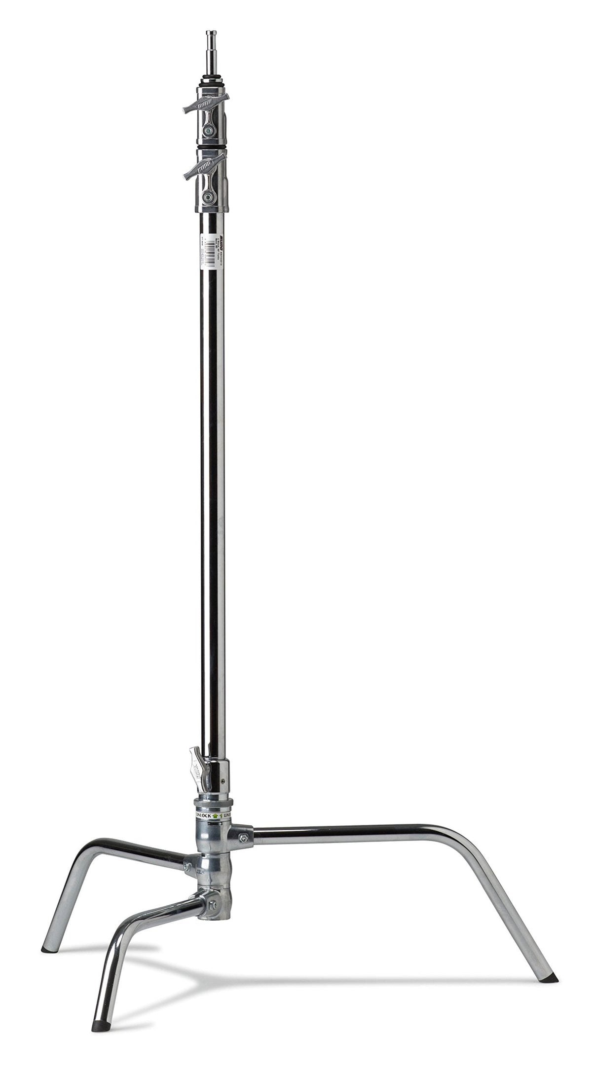 Kupo 20" C-Stand Turtle Base Kit Professional Grip Stand with 2.5" Grip Head and 20" Grip Arm, Heavy-Duty Steel Construction for Photography and Video Lighting - Silver (KS704512)