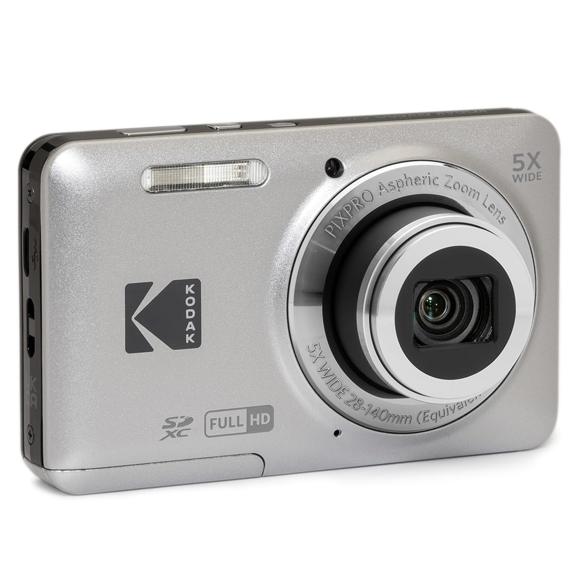 KODAK PIXPRO FZ55 16MP Compact Digital Camera, 5X Optical Zoom, Blue
