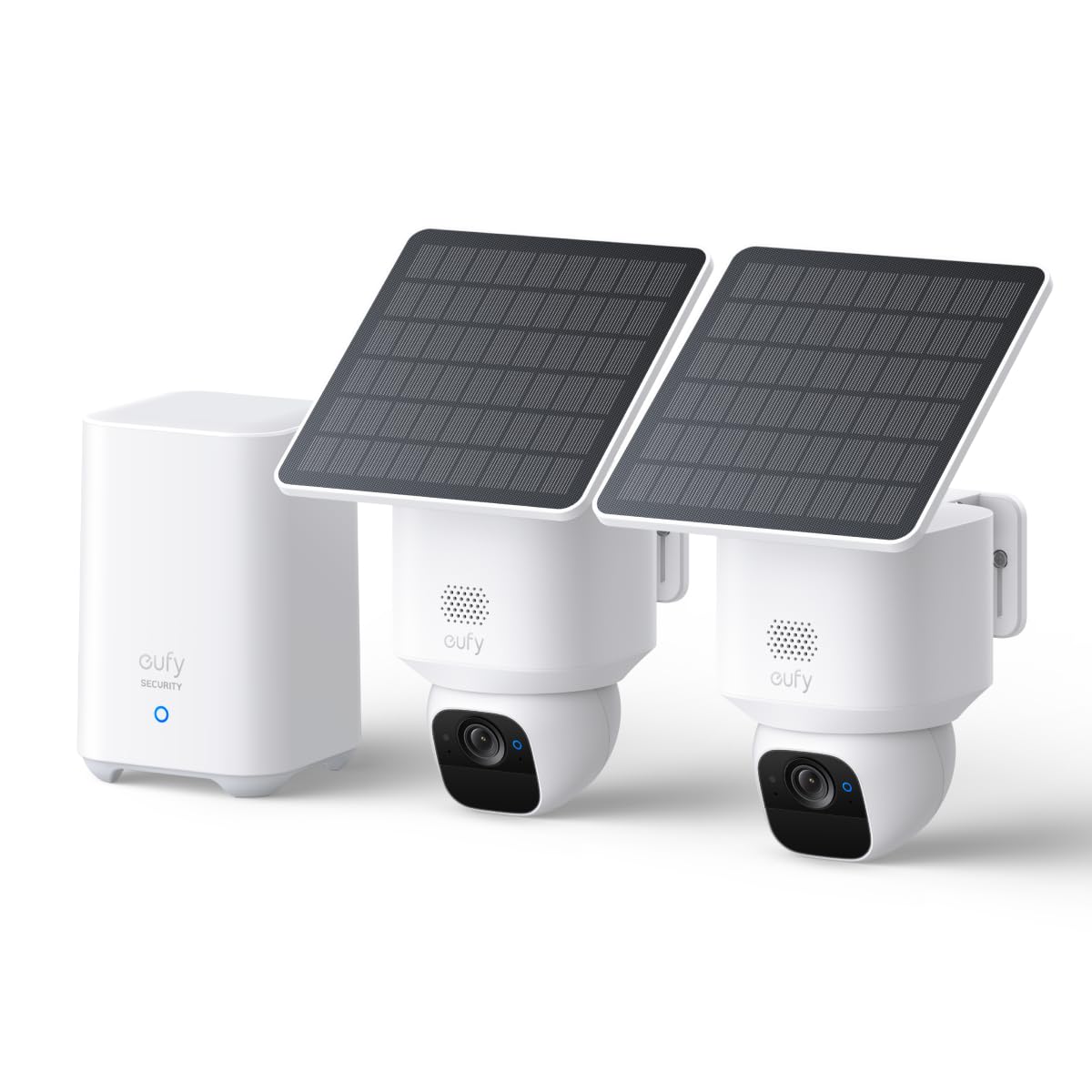 eufy Security SoloCam E30, 4-Cam Kit, 2K Solar Security Camera
