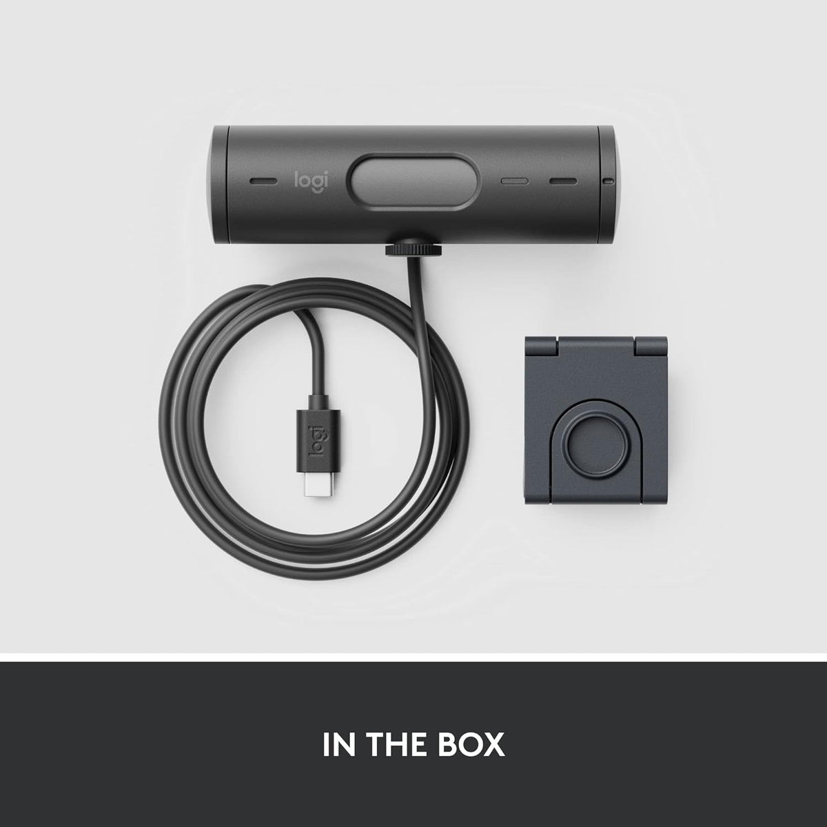 Logitech Brio 501 Full HD Webcam Auto Light Correction Show Mode - Black