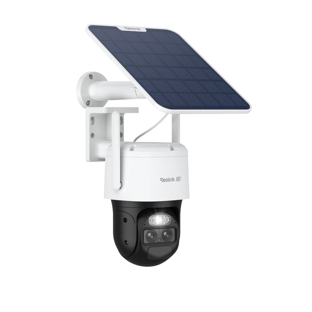 REOLINK 4K Dual Lens Cellular Security Camera Outdoor, Solar Wireless PTZ