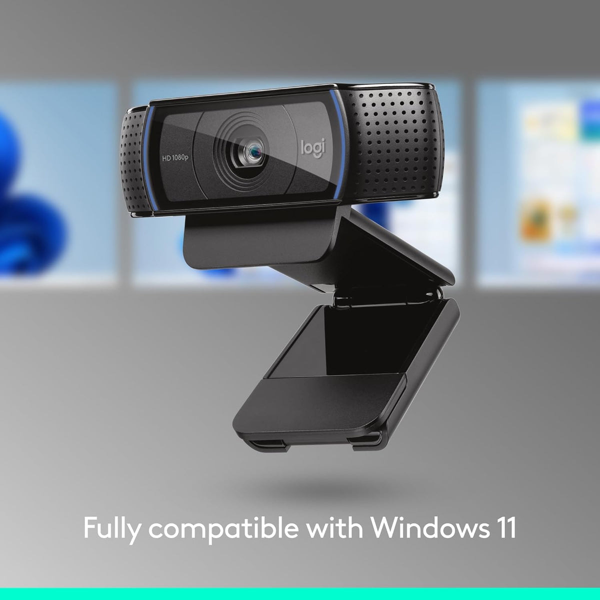 Logitech C922x HD Pro PC Webcam, Full HD 1080p/30fps or 720p/60fps Video, HD Light Correction, Works with Microsoft Teams, Google Meet, Zoom, Nintendo Switch 2âs new GameChat mode, Mac/Tablet- Black